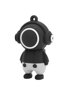 Thoraya PVC Music Man Cartoon USB Flash Drive Car High Speed USB Flash Drive Black 32G  - Image 2