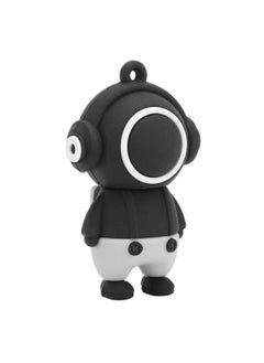 Thoraya PVC Music Man Cartoon USB Flash Drive Car High Speed USB Flash Drive Black 32G  - Image 3