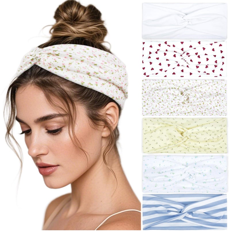 TERSE Valentine Headbands for Women Non Slip: Valentine's Day Accessories Gifts for Her Valentine Outfits Twist Head Bands for Women's Hair Trendy Cute Hair Bands - Image 1