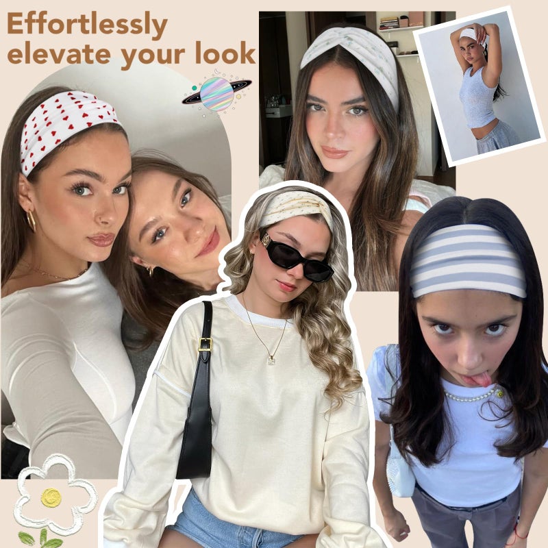 TERSE Valentine Headbands for Women Non Slip: Valentine's Day Accessories Gifts for Her Valentine Outfits Twist Head Bands for Women's Hair Trendy Cute Hair Bands - Image 3