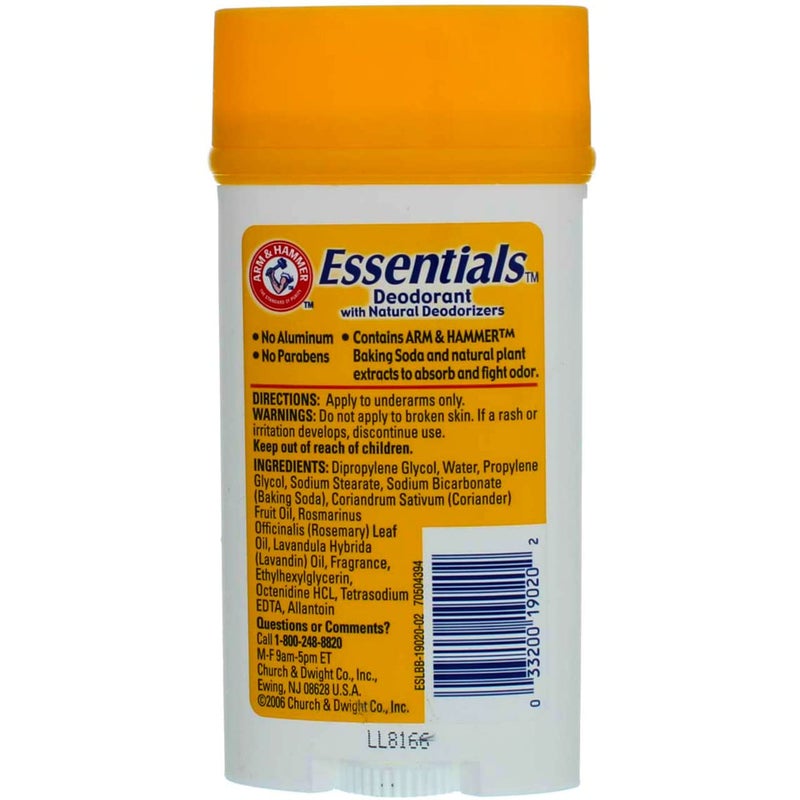 Arm & Hammer Deodorant Essentials Rosemary Lavender 2.5 Ounce (73ml) (Pack of 3) - Image 3