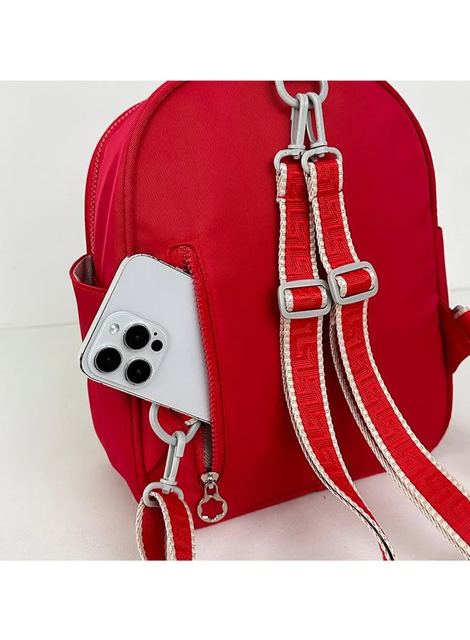 Take Two Kids Red Nylon Lion Dance Backpack