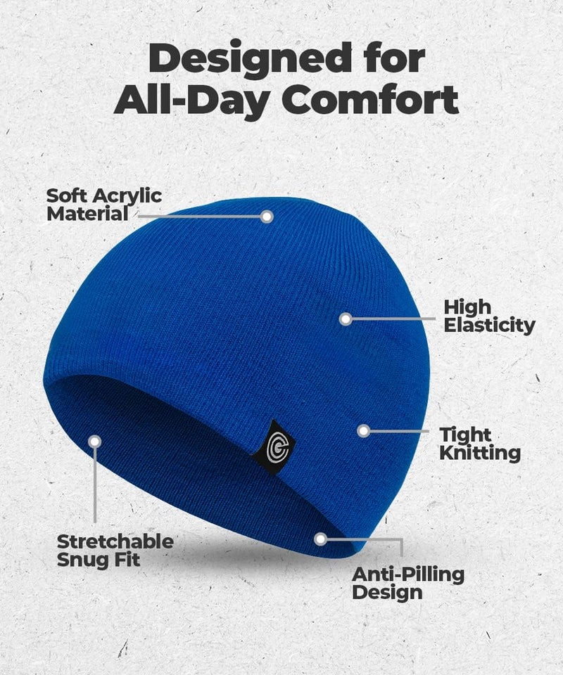 Revony mens Be2 Beanie Hat - Image 4