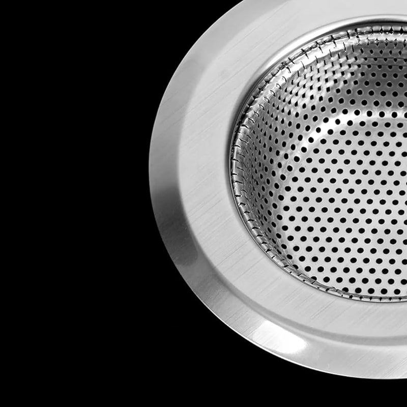 sulfar Stainless Steel Kitchen Sink Strainer Heavy-Duty Sink Jali Basin Drain Basket Filter (Chrome), 15 Cm - Image 5