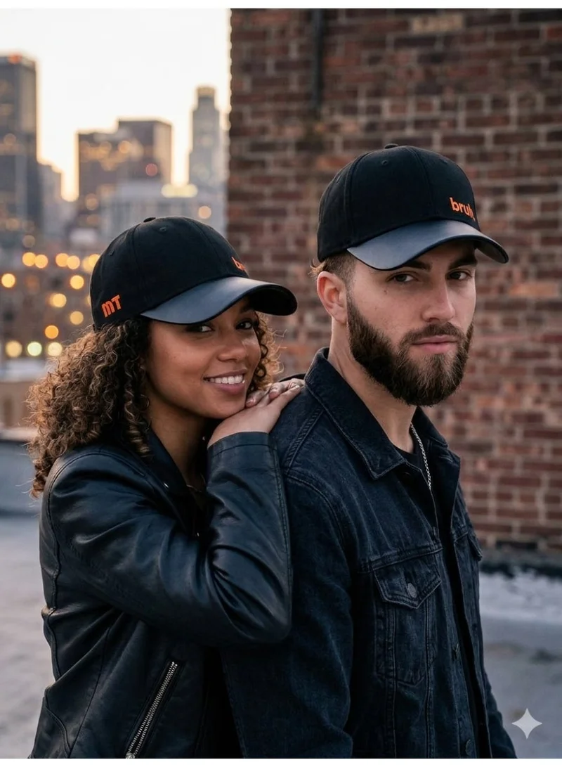 Monkey Troopers Baseball Cap for Men & Women BRUH Printed Lightweight Comfortable Adjustable Strap Hat for Travel Sports Running Gym Hiking