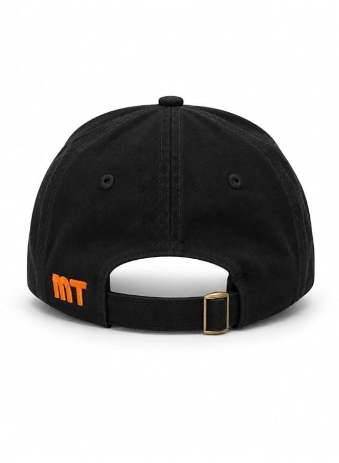 Monkey Troopers Bruh Printed Baseball Cap Premium Polyester Material Adjustable Cap with Metal Buckle Strap Streetwear Fashion Hat with Front Bruh Logo & Back MT Embroidery - Image 3