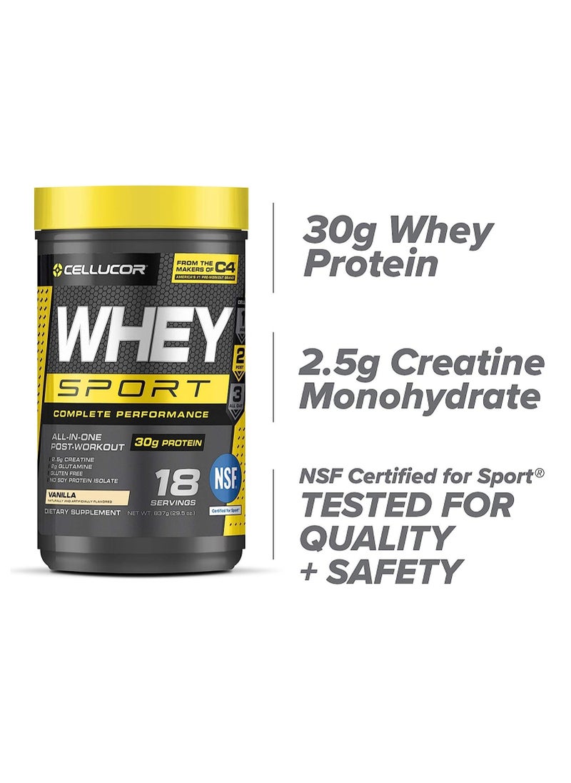 C4 - Cellucor C4 Whey Sport Vanilla 2lb - Image 1