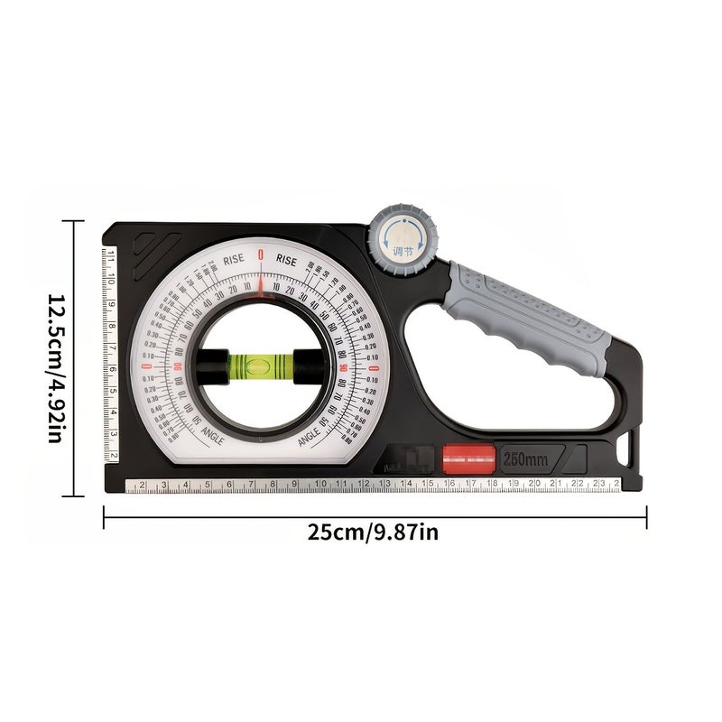 Black High Precision Magnetic Inclinometer Level for Woodworking Construction Engineering - Image 5