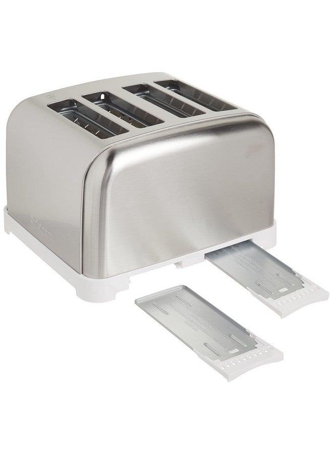 Cuisinart Cuisinart CPT-180WP1 4-Slice Metal Classic Toaster, White/Stainless Steel  - Image 3