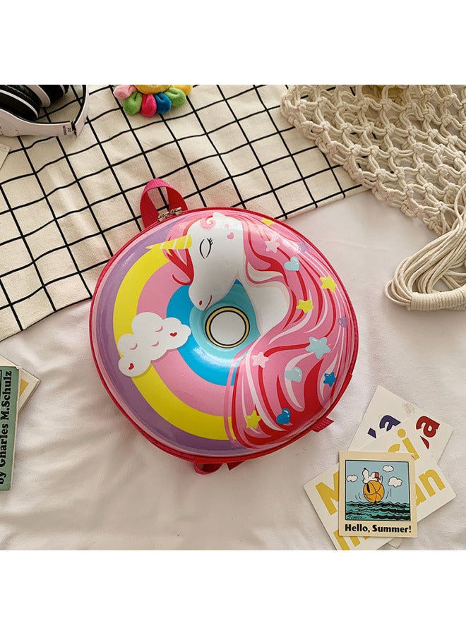 Kindergarten Schoolbag Girls Children 1-3-6 Years Old Fashionable Cute Backpack Preschool Grade 1 Primary School Boys And Girls-Color:Paragraph VII  - Image 1