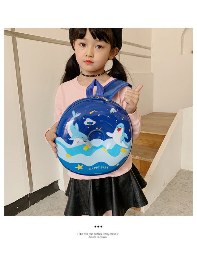 Kindergarten Schoolbag Girls Children 1-3-6 Years Old Fashionable Cute Backpack Preschool Grade 1 Primary School Boys And Girls-Color:Paragraph VII  - Image 3