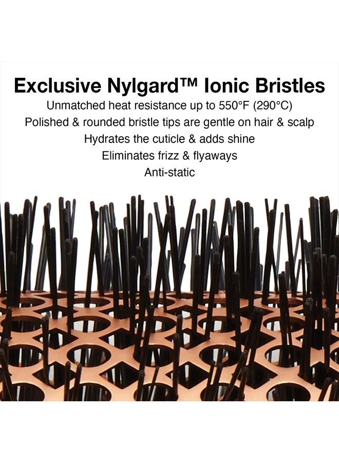 Olivia Garden Heat Pro Round Thermal Hair Brush Set, 3 Count - Image 4