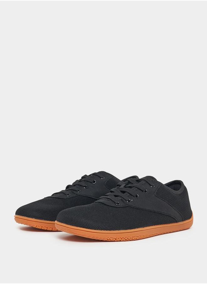 Styli Knitted Lace Up Lightweight  Sneakers  - Image 2