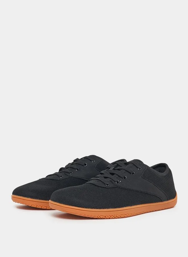 Styli Active Knitted Lace Up Lightweight Sneakers