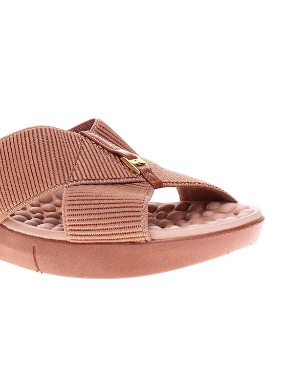 MODARE Modare Ladies Flat Comfort Sandals Tan | Made In Brazil