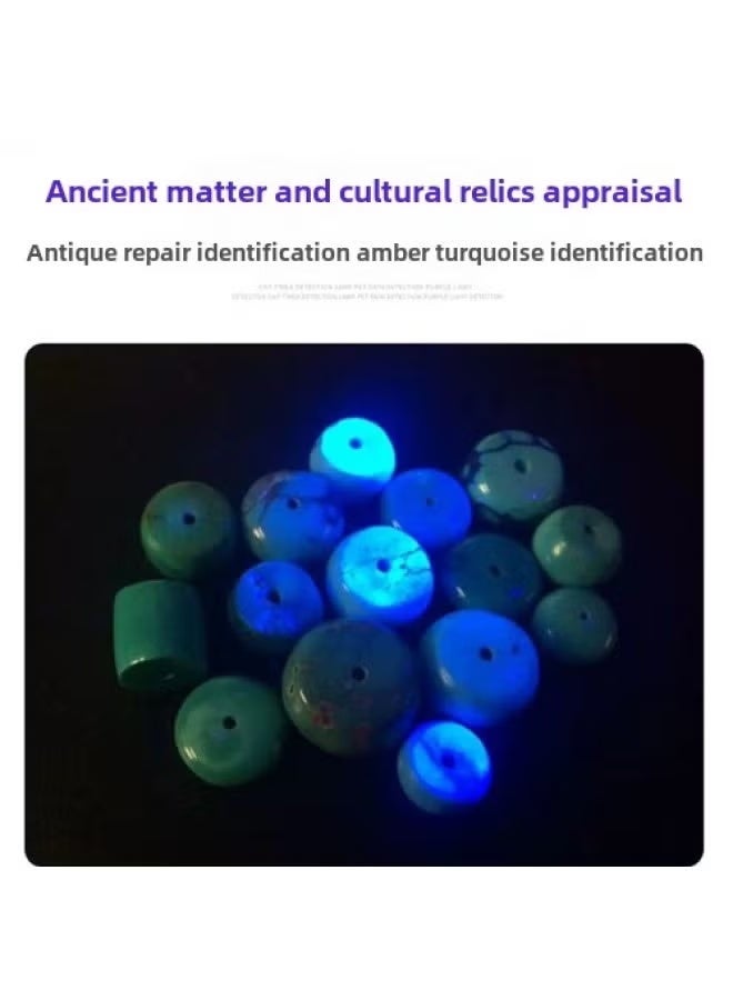 395nm High Power Violet Flashlight Scorpion Lamp UV Curing Lamp LED UV Light Ink Shadowless Glue Curing-Product Specifications:395 Purple Light (20w Battery + Gift Box) - Image 3