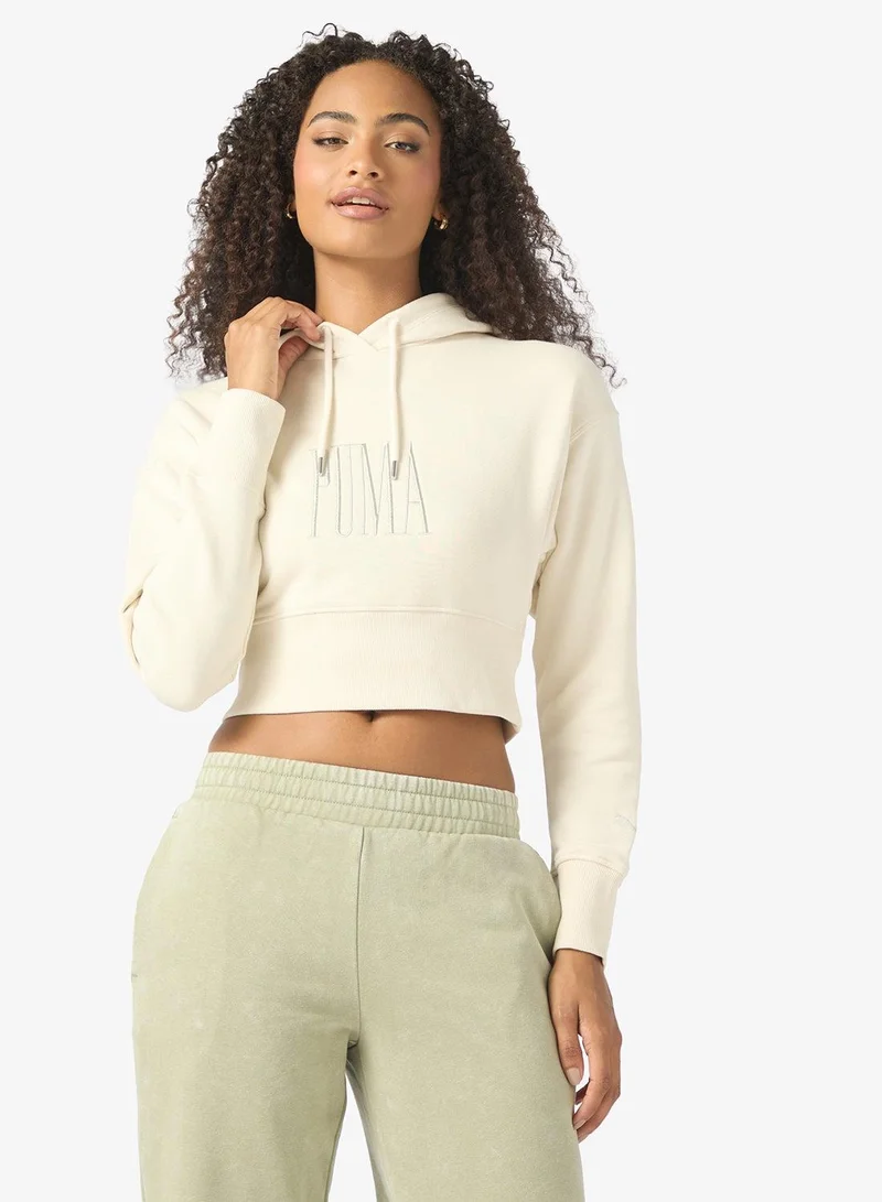 Essential Relaxed Graphic Hoodie