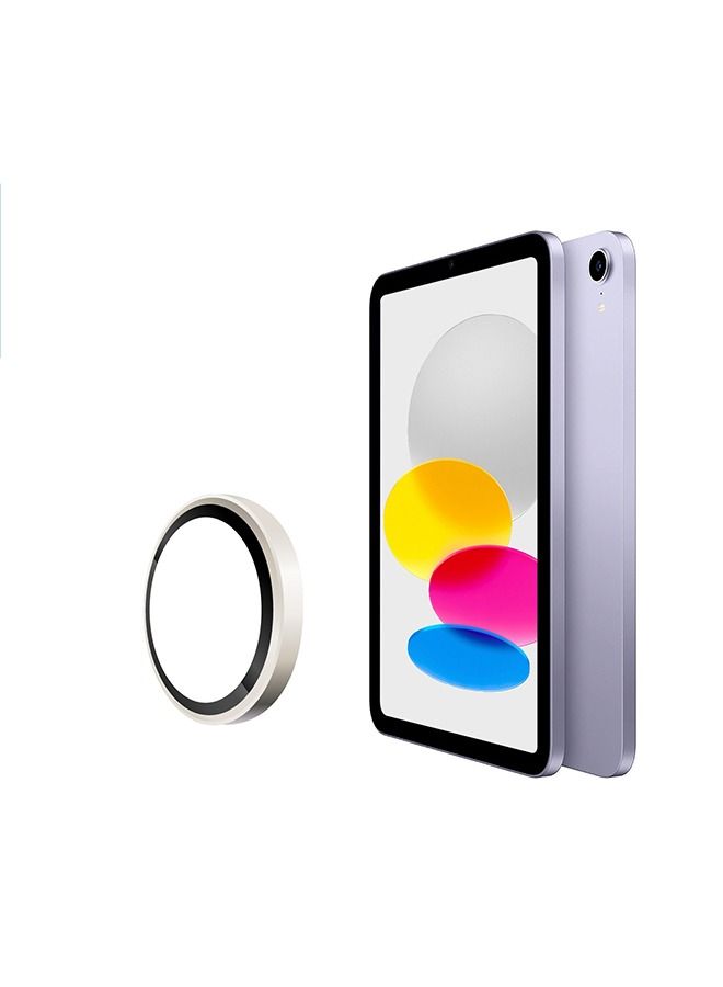 1 Pcs ipad Protection iPad Mini 6/ Air 4/Air 5/ iPad 10th Generation 2022 Cover Camera Lens Protector with Metal Ring Case Scratch Resistant HD Clarity 3D Full Coverage  - Image 1