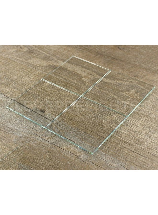 CleverDelights 4" Square Glass Tile - Image 2