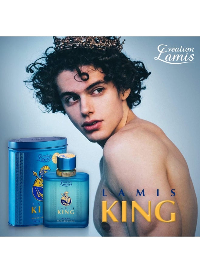 كرياشن لاميس لميس كينج | عطر خشبي حار يدوم طويلًا | عطر للرجال | أو دو تواليت (EDT) - ١٠٠ مل - Image 4