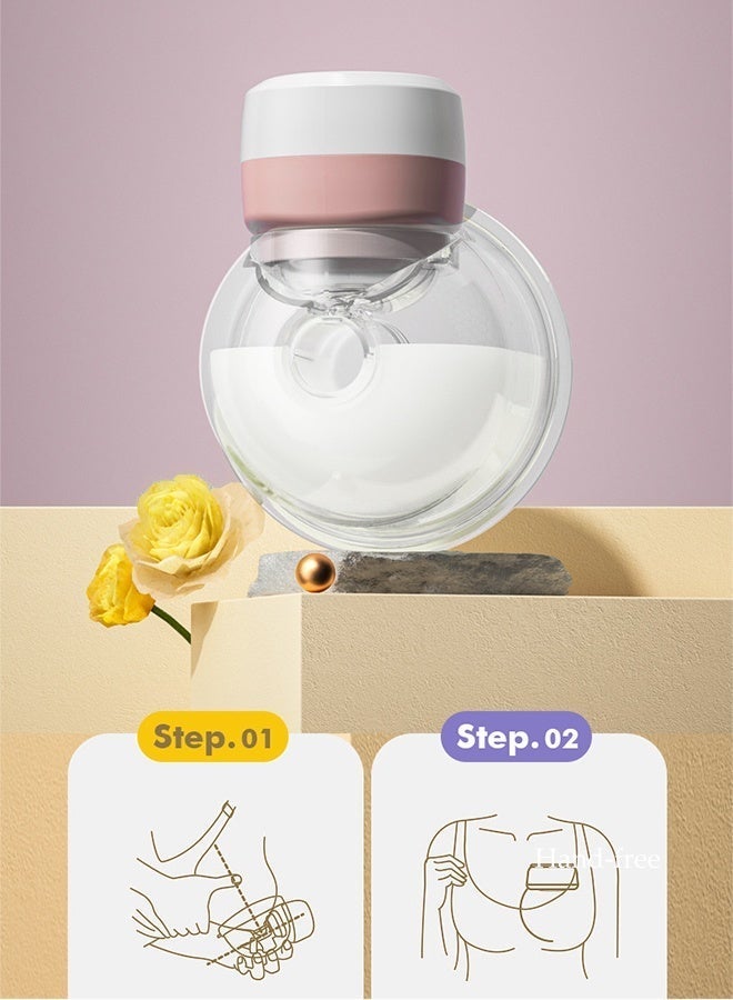 Hands-Free Wearable Electric Breast Pump with LCD Display,9 Levels and 3 Modes Rechargeable with Massage Mode,Low Noise Painless - Image 5