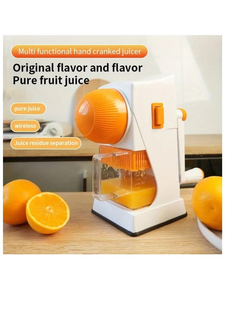 BAIG Handheld Fruit Juicer With Separation And Pulp Extraction Feature Machine Citrus Orange Juicer 99% Extracts Higher Yield Manual Juicer  - Image 4