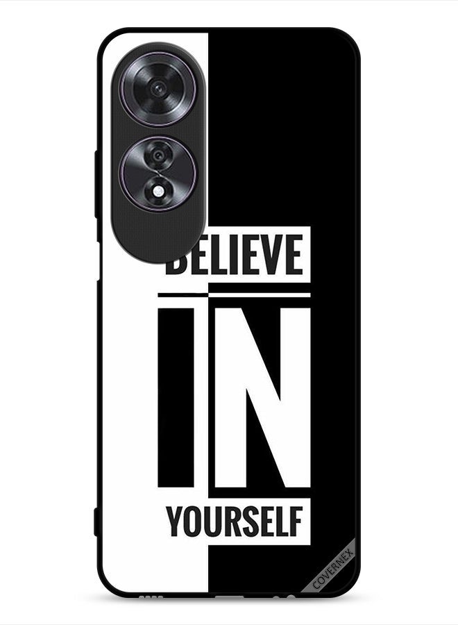 Covernex Oppo A60 Protective Case Cover Believe In Yourself - Image 1
