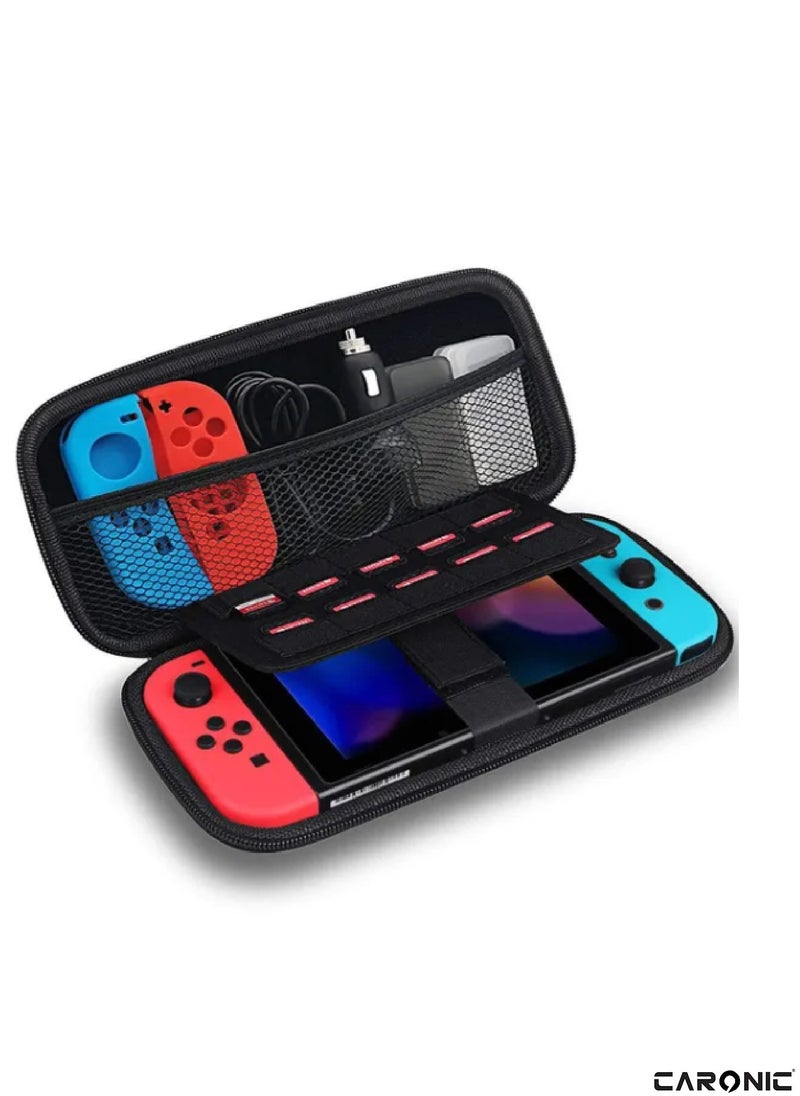 Case compatible With Nintendo Switch And Oled Shockproof Waterproof Case Bag with soft Liner