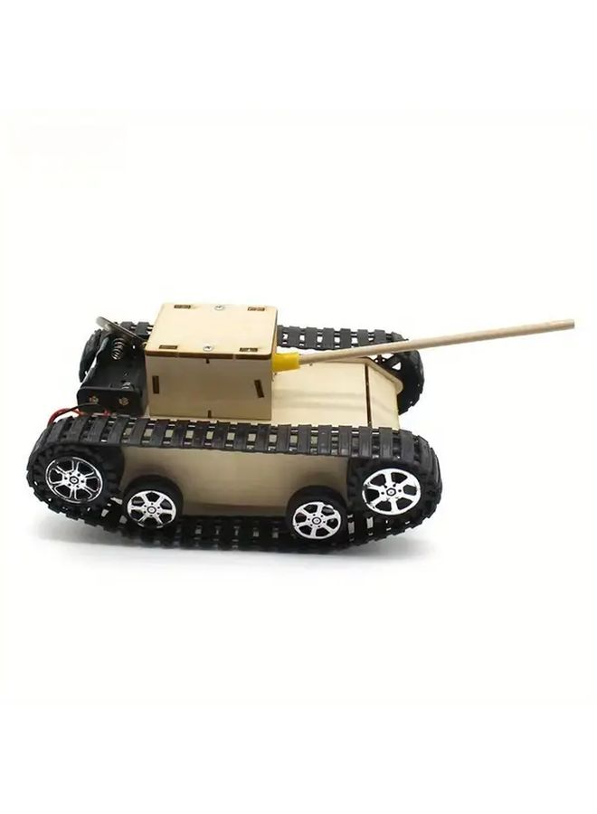 DIY Simulation Tank No1 Teaching Aid Technology Assembly Model Material Set - Image 4