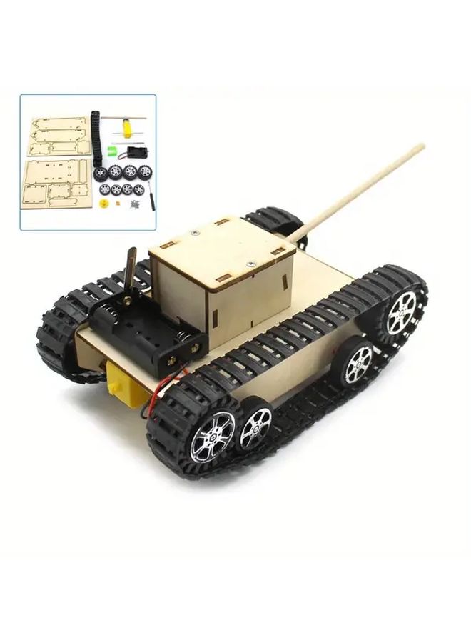 DIY Simulation Tank No1 Teaching Aid Technology Assembly Model Material Set - Image 1