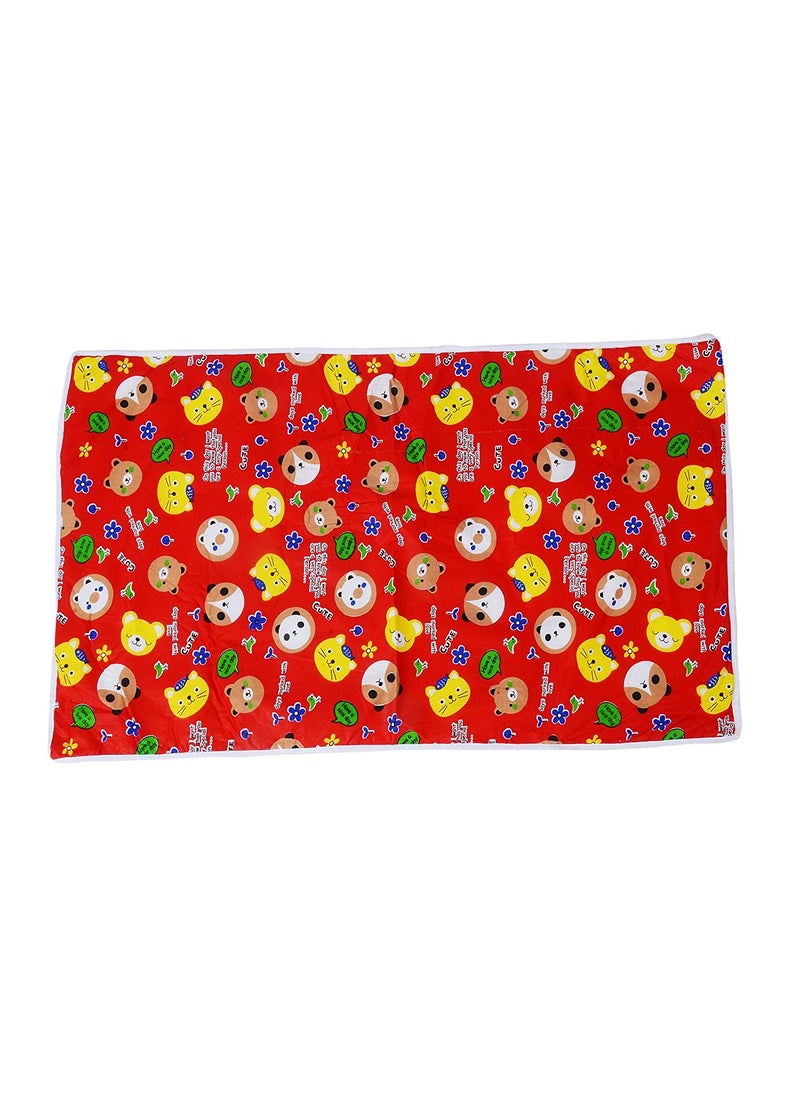FARETO FARETO One Side Cloth Cotton and Plastic Sheet (Pack of 4, 0-6 Months, Multicolour)  - Image 2