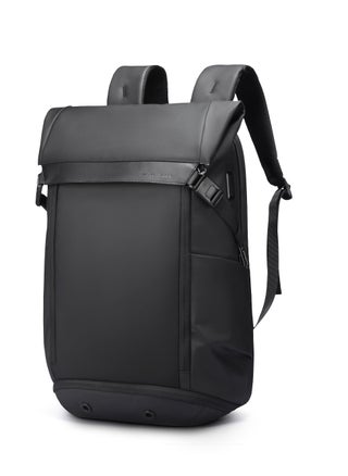 MARK RYDEN Casual backpack with top flap, 25-36 litres, expandable backpack with magnetic buckle, hydrophobic fabric, fits 17.3 inch computer, YKK zip, separate shoe compartment USB, black - pzsku/Z416E89074D02B00E04D4Z/45/_/1704798849/540b00e3-a9bf-4248-83b8-056f0b985a55