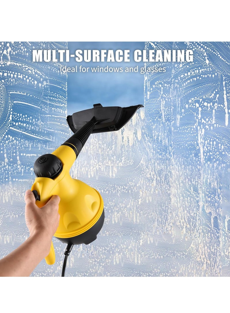 1000W Portable Handheld Steam Cleaner – Multifunctional High-Temperature Steamer with 9 Accessories for Kitchen, Sofa, Bathroom, Windows  More  - Image 4