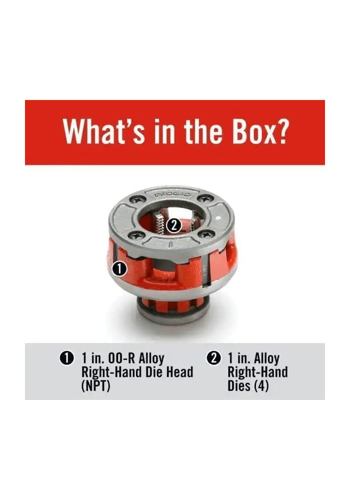 RIDGID رأس خيط يدوي RIDGID 37395 طراز 12-R - Image 4