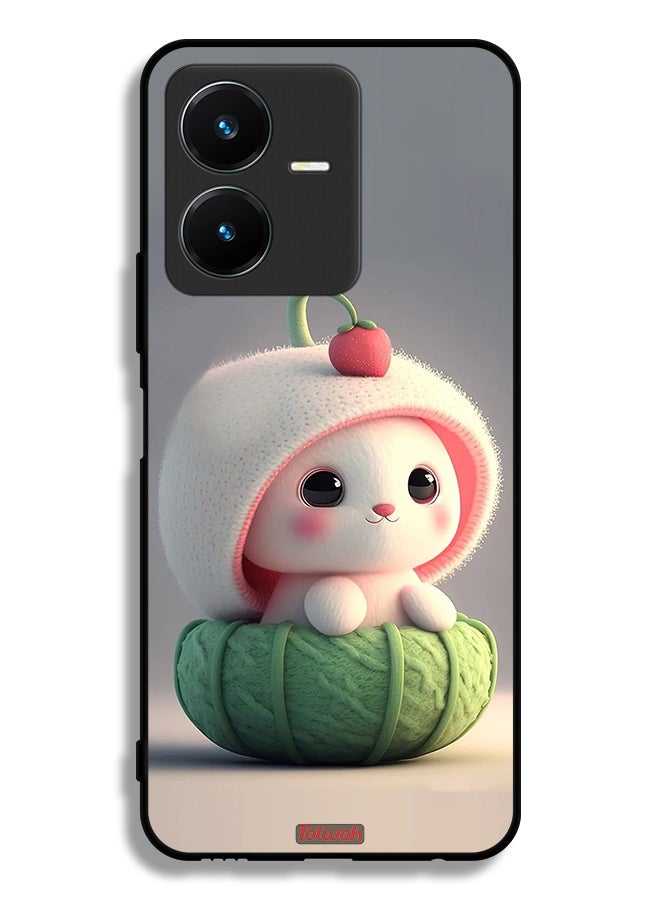 Tolwak Vivo Y22 Protective Case Cover Cute Little Rabbit - Image 1