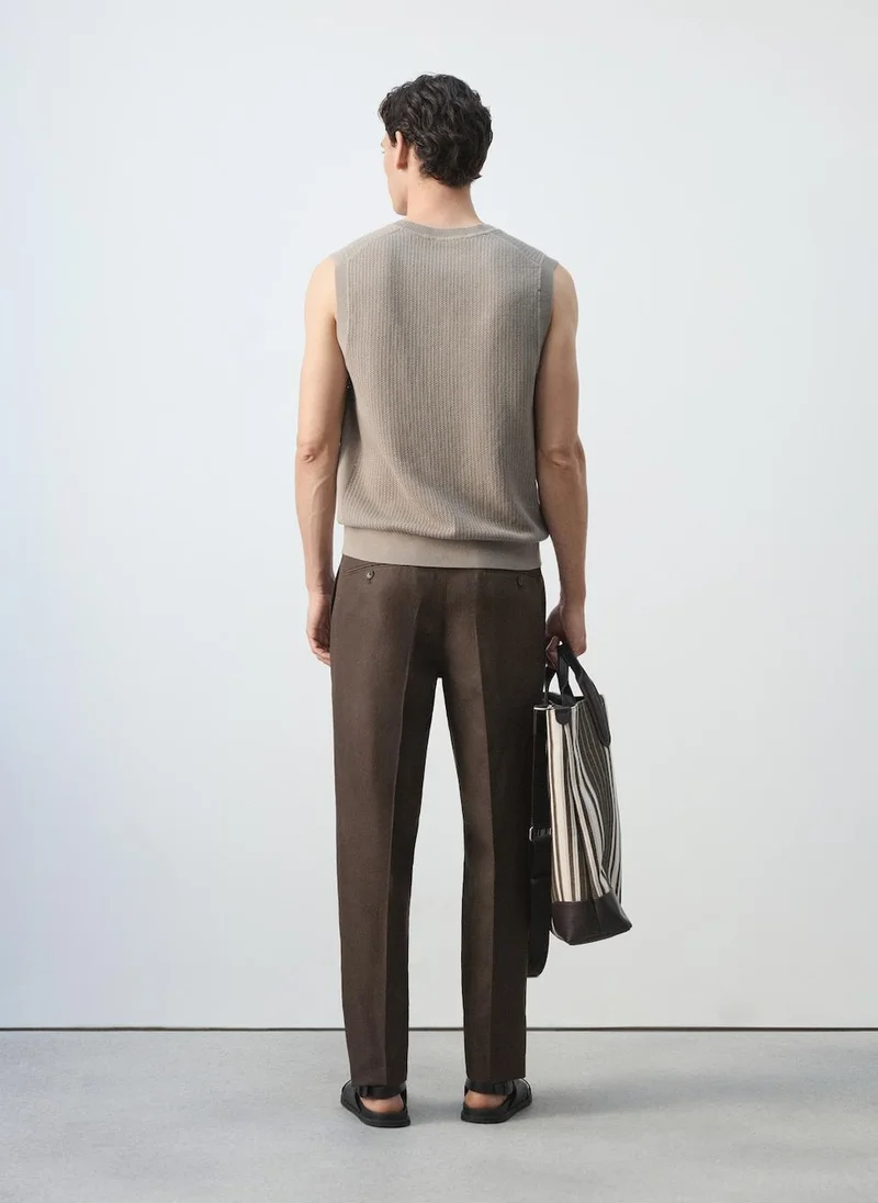 مانجو مان Fine-Knit Vest