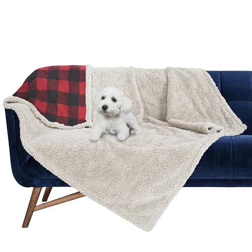 Kritter Planet Waterproof Dog Blanket, Reversible Water Proof Pet Blanket for Couch, Bed & Car, Washable Couch Covers for Medium Dogs - Protects Furniture from Fur, Dirt, and Accidents - Image 1