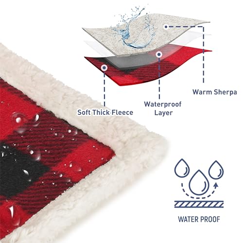 Kritter Planet Waterproof Dog Blanket, Reversible Water Proof Pet Blanket for Couch, Bed & Car, Washable Couch Covers for Medium Dogs - Protects Furniture from Fur, Dirt, and Accidents - Image 3