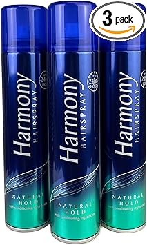 Harmony Harmony Hair Spray Natural Pack of 3  - Image 1
