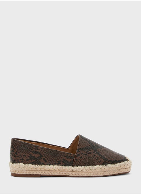 Snake Effect Espadrile
