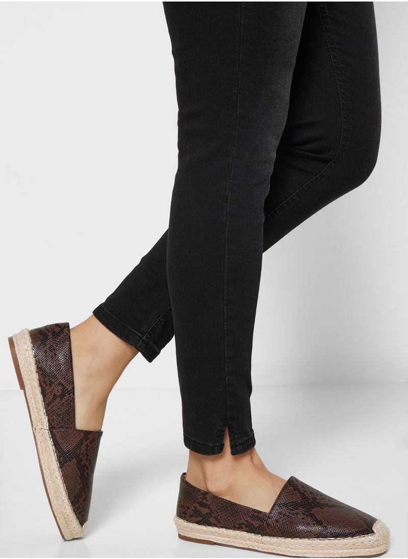 Ginger - Snake Effect Espadrile - Image 1