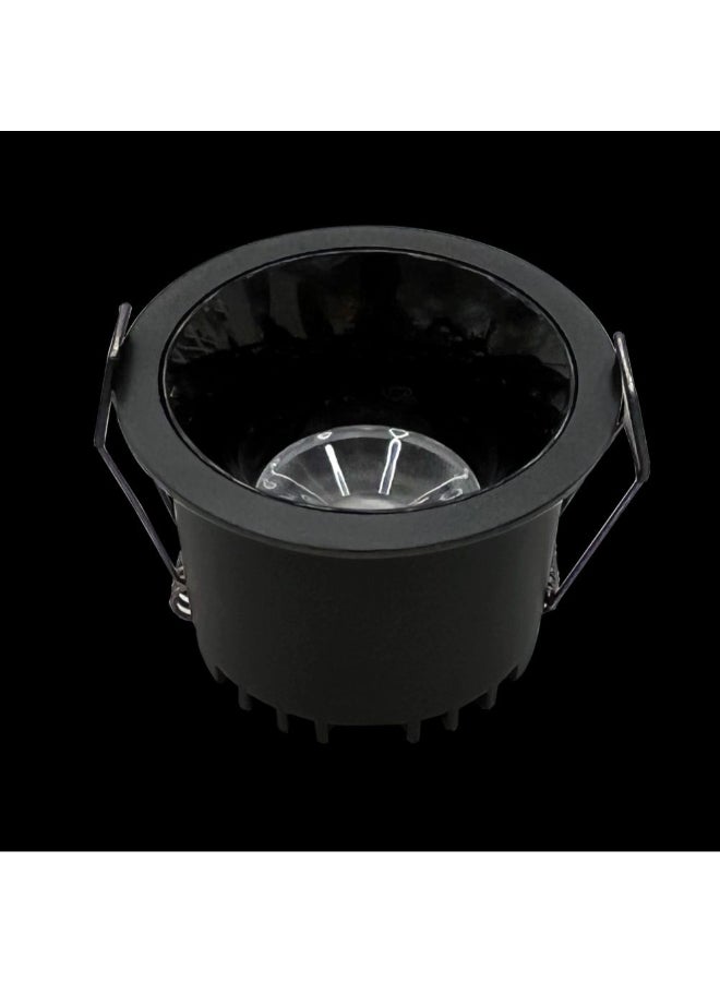 Black Aluminium Anti Glare LED Spotlight