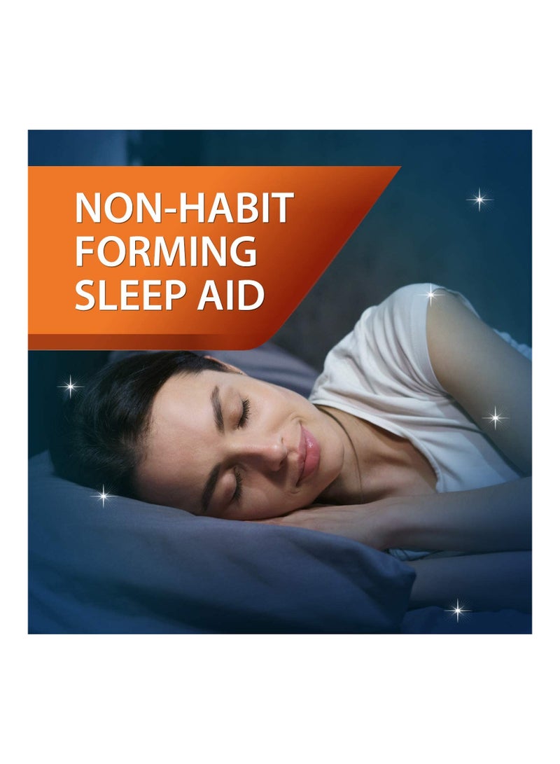 Unisom أقراص Unisom Sleep Tabs للمساعدة في النوم أثناء الليل، 80 قرصًا  - Image 4
