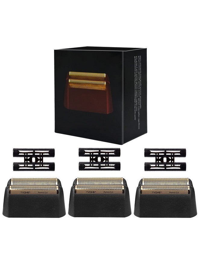 COSYONALL Professional 5 Star Series Finale Shaver Replacement Foil And Cutter Bar Assembly Compatible With Wahl Foil Heads 7031100/7043100 Fit For 8061 8164 Shaver (Black 3 Pack) - Image 3