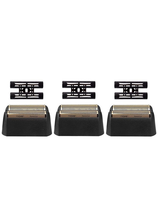 COSYONALL Professional 5 Star Series Finale Shaver Replacement Foil And Cutter Bar Assembly Compatible With Wahl Foil Heads 7031100/7043100 Fit For 8061 8164 Shaver (Black 3 Pack) - Image 2
