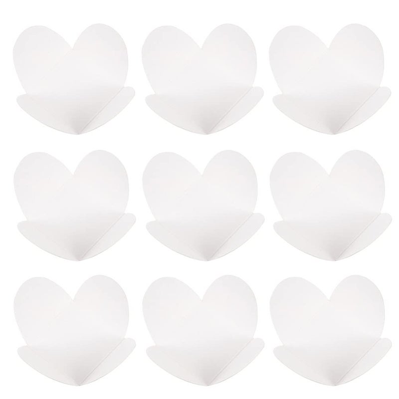 200pcs Kraft Chocolate Paper Candy Cups Cupcake Liners Muffin Paper Liner Baking Cups for Cake Balls Cupcake Wedding Birthday Shower Party Cafes White