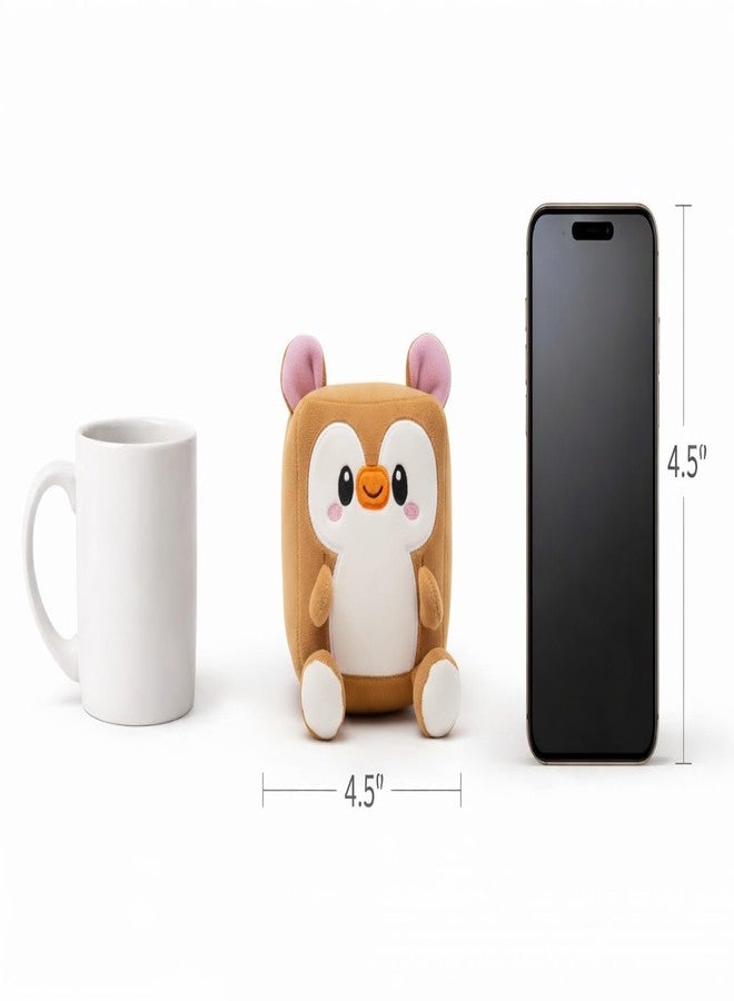TeraaBliss Cute Stress Removal Toy for Kids Cube Soft Toy for Kids - Ultra Soft Plush Toy, Adorable Cartoon Animal Cushion, Baby & Toddler Gift (Light Brown) - Image 5