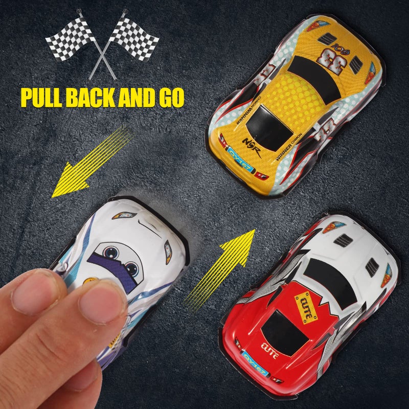 Aruytps 36PCS Mini Pull Back Cars for Kids Toddlers 3-5 4-8 Years Old, Race Cars Party Favors Bulk Vehicles Set, Classroom Prizes Box Pinata Fillers for Boys and Girls - Image 4