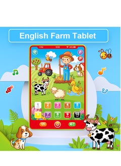 GOOTOY Children Learning English Tablet Portable Kids Computer Children Early Educational Learning Toy English Farm Tablet Preschool Gift 7-inch  - Image 2