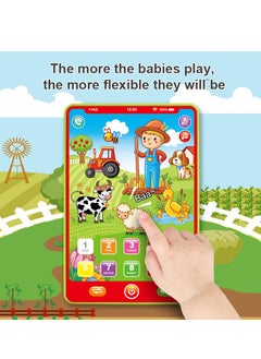 GOOTOY Children Learning English Tablet Portable Kids Computer Children Early Educational Learning Toy English Farm Tablet Preschool Gift 7-inch  - Image 4